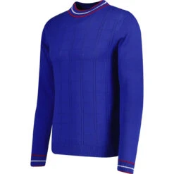 Moore Mod Pointelle Knit Tipped Mock Turtleneck Jumper In Zinfandel -Trendify Shop madcapeng poitelle jumper police side 01641.1676647968 3