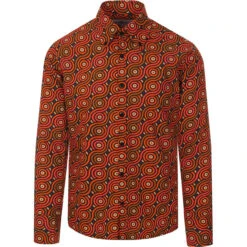 Trendify Shop -Trendify Shop madcapeng rolls print shirt navy front 25675.1661263281