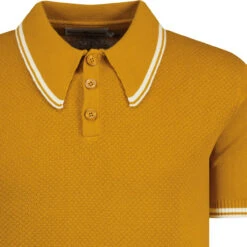 Empire Retro Popcorn Knit Polo (JR) -Trendify Shop madcapeng spear waffle polo yellow detail 29399.1673453068 1