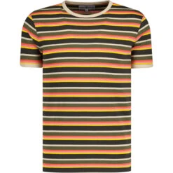 Dekker Retro 70s Stripe T-Shirt -Trendify Shop madcapeng stripe ringer tshirt peat front 36290.1678374336
