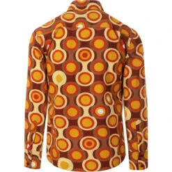 Trip Circles 1960s Mod Target Shirt -Trendify Shop madcapeng trip shirt mustard back 31937.1661264561 2