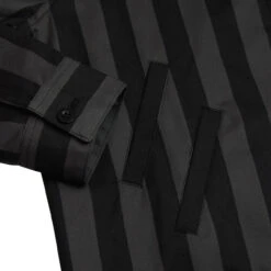 Jailbird Mod Stripe Collared Jacket