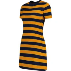 Cassia 60s Mod Knit Stripe Dress N -Trendify Shop madcapengland cassia dress navy side 20221.1671539666 1