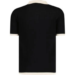 Firebird Mod Waffle Stripe Polo B -Trendify Shop madcapengland firebird polo black back 72557.1687270505