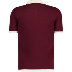 Firebird Mod Waffle Stripe Polo B -Trendify Shop madcapengland firebird polo zinfandel back 70499.1687259719