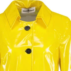 Jackie MADCAP Made In England Retro 60s Raincoat Y -Trendify Shop madcapengland jackie raincot yellow detail 89935.1687515303