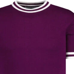 Moon Mod Tipped Knit Tee Purple -Trendify Shop madcapengland moon tipped tshirt purple detail 57125.1689696952 1