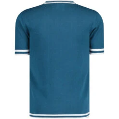 Moon Mod Tipped Knit Tee Blue -Trendify Shop madcapengland moon tshir mallard back 70740.1671462702 1