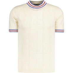 Wilson MADCAP Mod Turtleneck Pointelle Knit Top WW -Trendify Shop madcapengland vneck pointelle tshirt white front 65054.1676647000 3