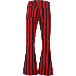 Holy Roller Retro Stripe Flares R/B -Trendify Shop medcap holy roller black red 02 18238.1664879878