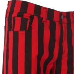 Holy Roller - Retro 60s Striped 70s Indie Flares P -Trendify Shop medcap holy roller black red 031 98799.1664879879 1