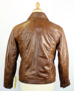 Wyatt Retro 70s Leather Jacket -Trendify Shop retro leather flight jacket1 15399.1661338609