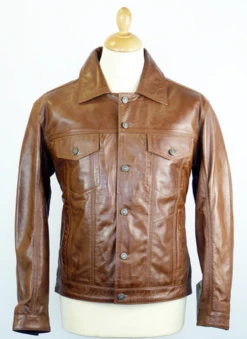 Wyatt Retro 70s Leather Jacket -Trendify Shop retro leather flight jacket5 53649.1661338606